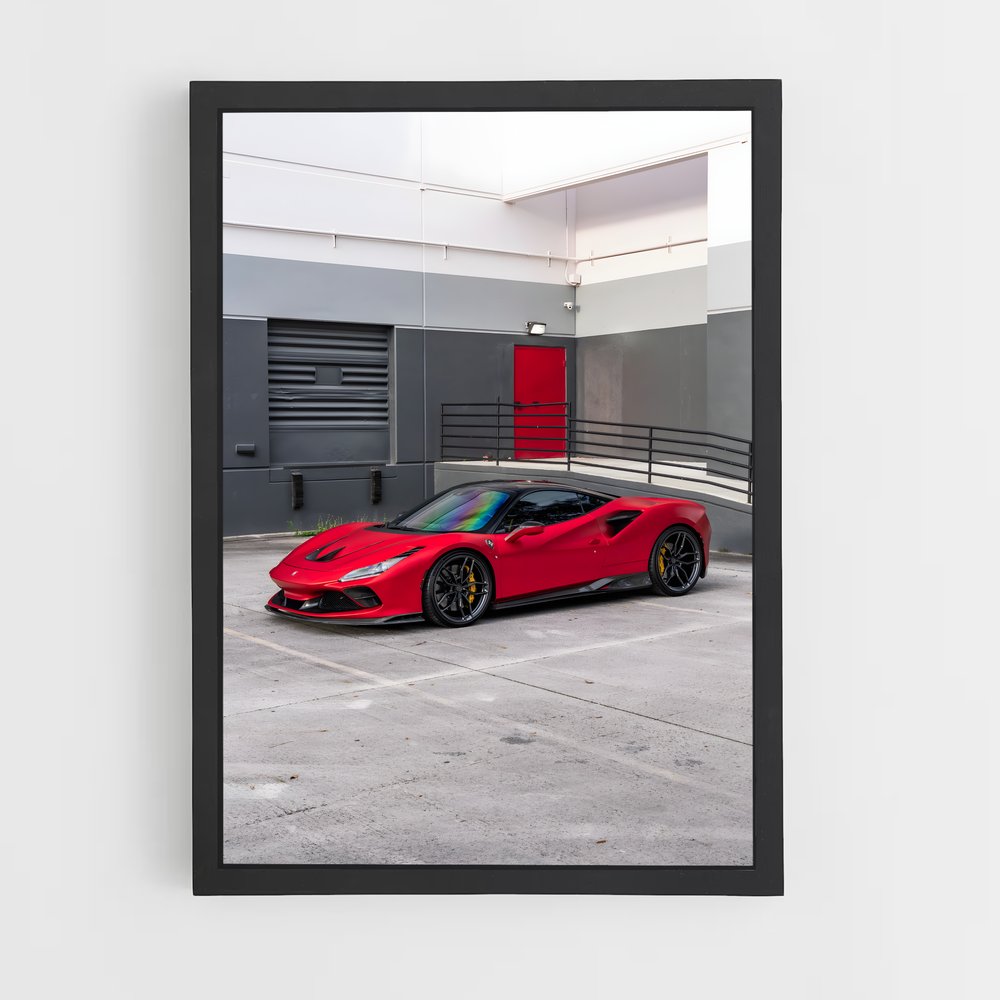 Poster tributo Rouge – affiche Ferrari (vue 2)